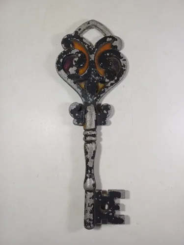 Chave decorativa de alumínio fundido uns 25cm 