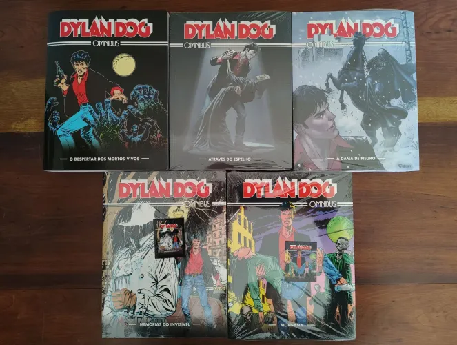 Dylan Dog Omnibus Vol. 1 ao 5 (Tiziano Sclavi) Bonelli/Mythos * Vol. 2 ao 5 Lacrados