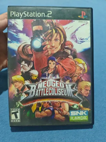 Neo Geo Battle Coliseum Original PS2 Completo Com Manual Raro SNK