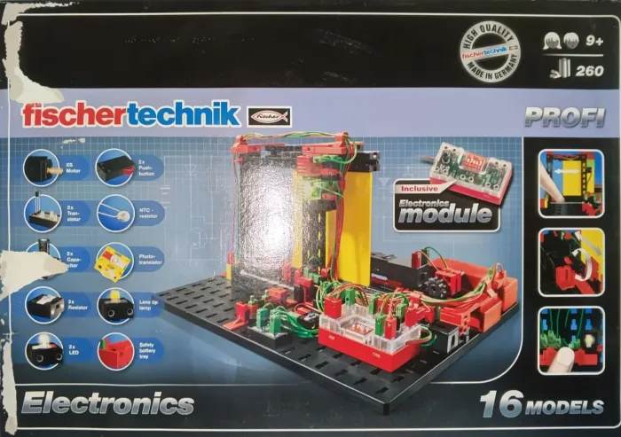 Kit Robótica educacional Eletrônica PROFI ELECTRONICS | Fischertechnik