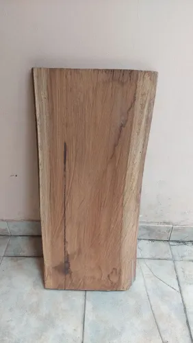 Tampo de Madeira Forte Rustico Cru Decoração