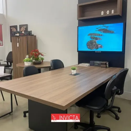 MESA DE REUNIÃO 240CM PARA ESCRITÓRIO/ADVOCACIA/CONTABILIDADE
