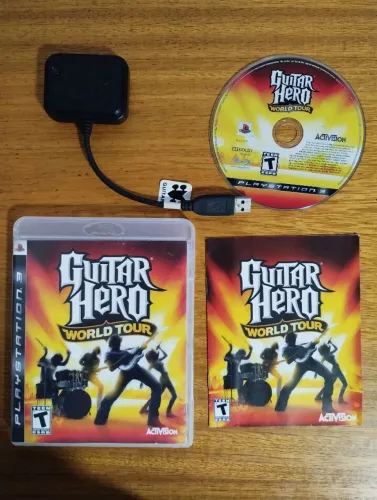 Receptor da guitarra guitar hero world tour ps3