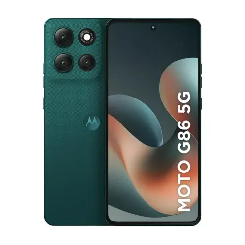 Moto Edge 86 cor verde.