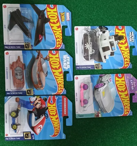 Hotwheels (kit com 5 unidades)