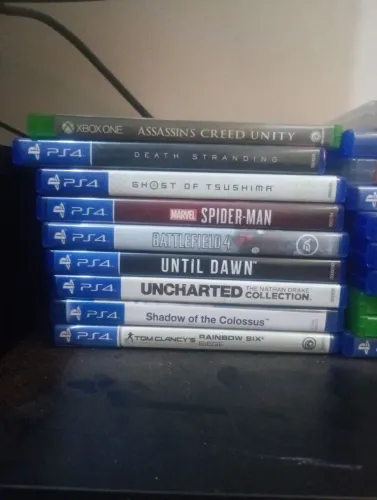 Jogos de Playstation 4 e Xbox one