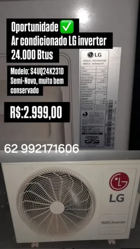 Ar condicionado 24 btu inveter LG
