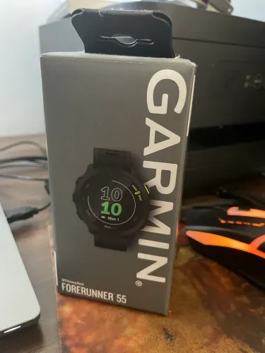 Garmin Relógio Forerunner 55 com Monitor Cardíaco de Pulso e GPS
