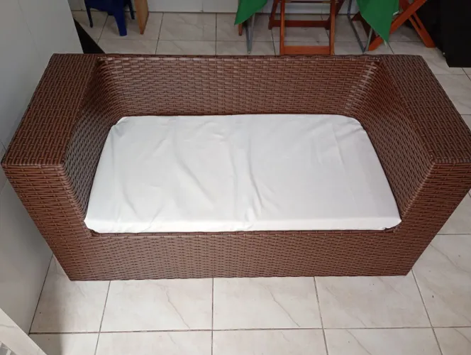 Sofá Pronta entrega 130 cm braço 15 cm Oferta