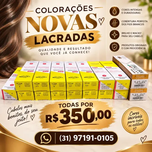 Venda de coloraçõe novas - lacradas