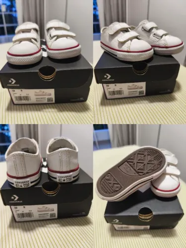 Tênis All Star original <br>Tamanho 19 (forma grande)<br>$ 100<br><br>Retirar Salto do Norte