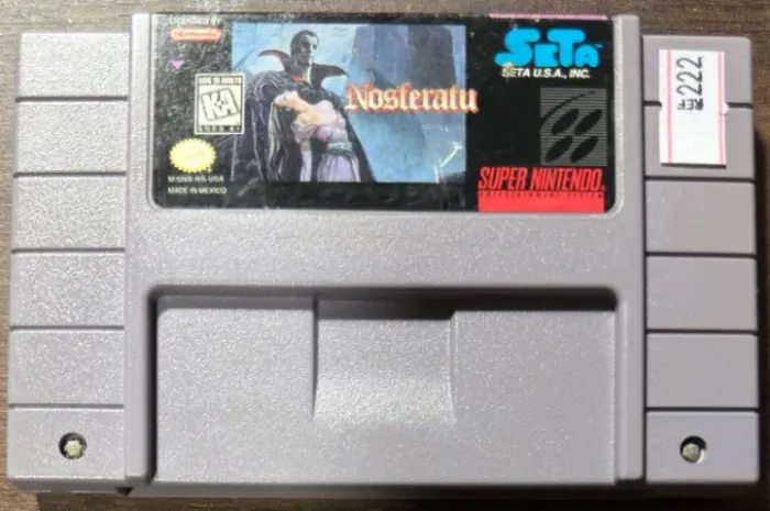 Nosferatu Original SNES Super Nintendo 222