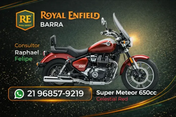 SUPER METEOR 650CC 2026 !!!0KM!!! RAPHAEL FELIPE 2 1 9 6 8 5 7 9 2 1 9