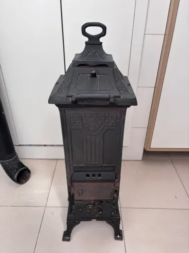 Salamandra de ferro fundido com 3,60m de cano