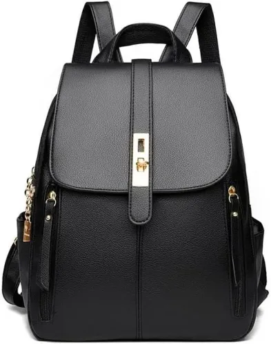 Mochila feminina média de qualidade universitária shiny diary