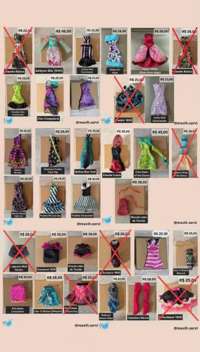 Acessórios variados - Monster High