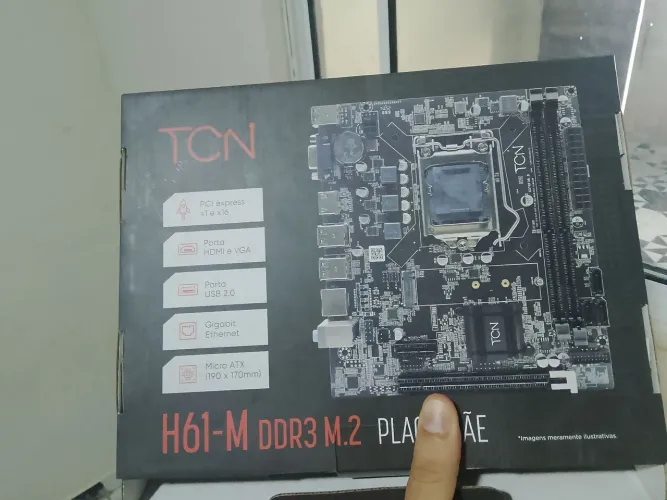 Placa mãe DDR3 h61
