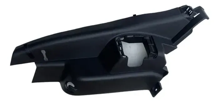 Acabamento Banco Traseiro Esquerdo Nissan Kicks 2020 2021 Preto