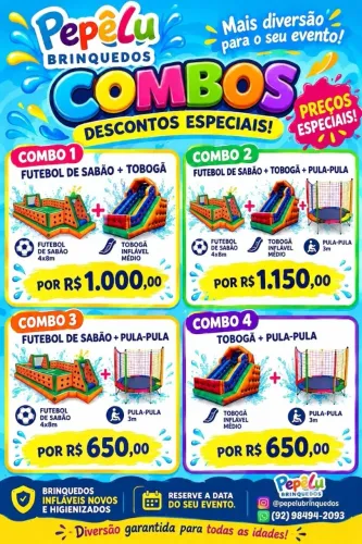 Futebol de Sabão 4x8 Aluguel