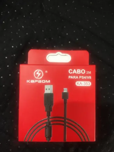 Cabo carregador controle ps4