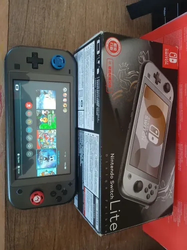 Nintendo Switch Lite Desbloqueado versão Dialga and Palkia + Brindes