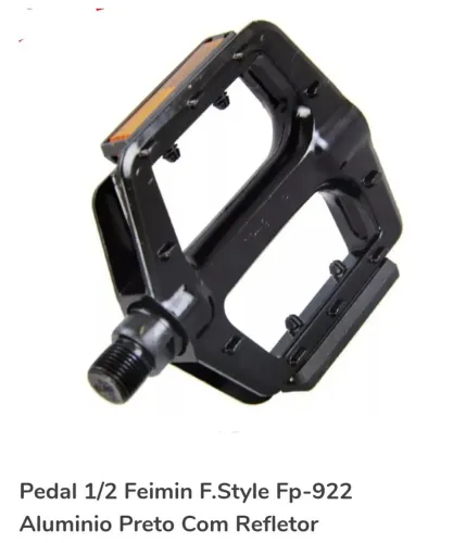 Torro Par Pedal em Alumínio 1/2 Feiming Style FP-922 Rosca Fina