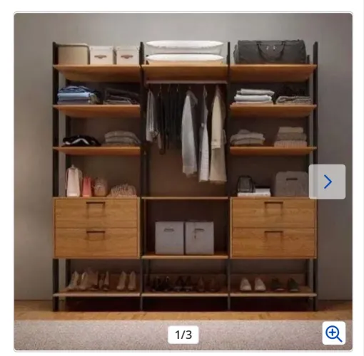 Guarda Roupa Closet com Gavetas 100% Mdf Freijó/preto Fosco Freijó com Preto Fosco