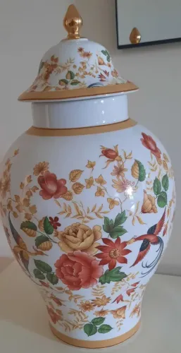 VASO PORCELANA POTICHE SPRIMG TIME PATRIA<br>