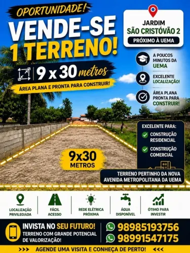 Terreno 9x30