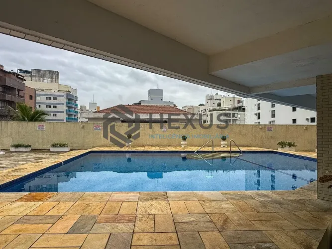 Apartamento com lazer a 1 quadra da praia no Tombo, Guarujá
