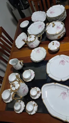 Aparelho de Jantar Porcelana a Mauá Vintage