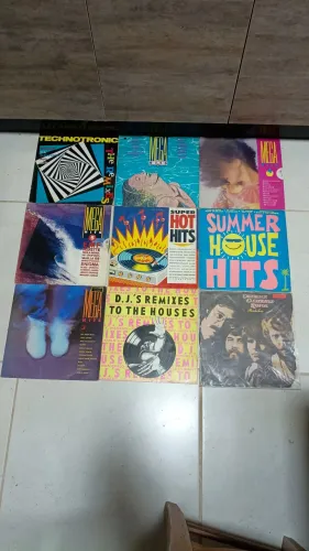 Lote de discos de vinil