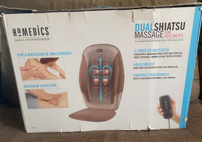 Assento Massageador HoMedics - Dual Shiatsu Massager 127/220v