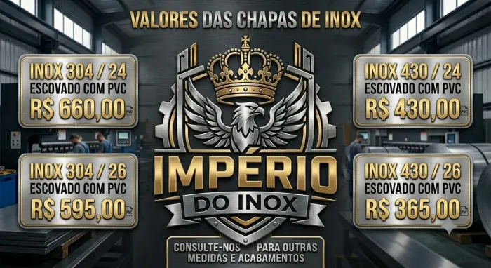 Chapa de inox