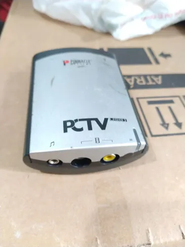 Placa de captura Pinacle pctv USB converte fita VHS AV Svideo