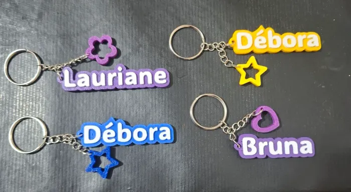 Chaveiro duplo personalizado