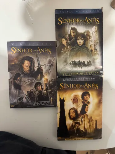 DVD's Originais Trilogia Senhor dos Anéis