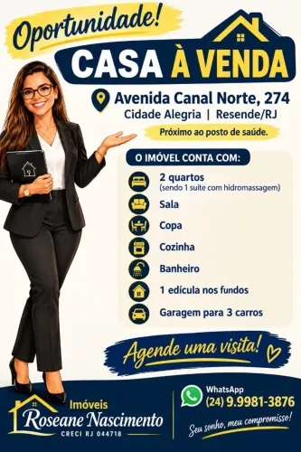 Casa a venda, Cidade Alegria - Resende