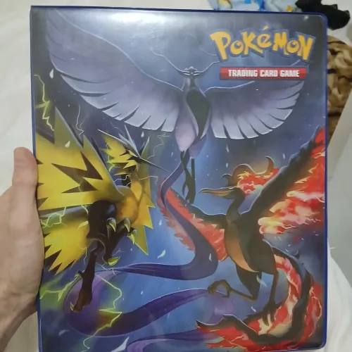 Fichario pokemon cards colecionáveis