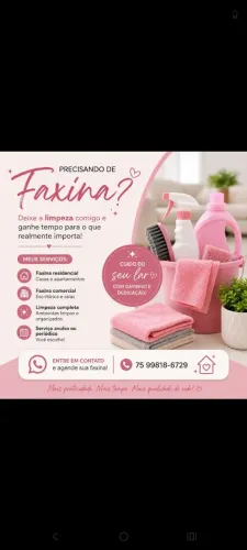 Faxina a partir de 130