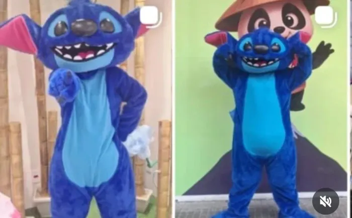 Vendo Stitch azul tamanho adulto