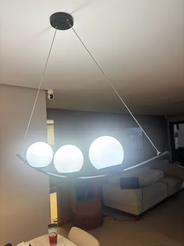 Pendente Luminária Globo preta