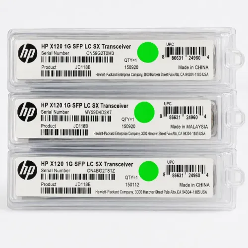 Transceiver HP X120 1G SFP LC SX - JD118B