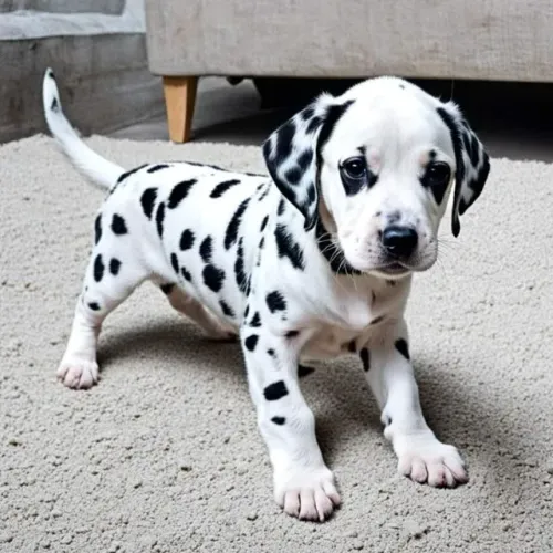 Dalmata O Dálmata aproveitou uma manhã cheia de atividades.