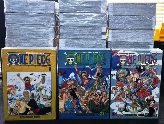 ONE PIECE 3X1 COLEÇAO 01 AO 35