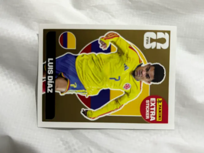 Figurinha Gold Legend Panini FIFA 365 - Luis Díaz (Extra Sticker)