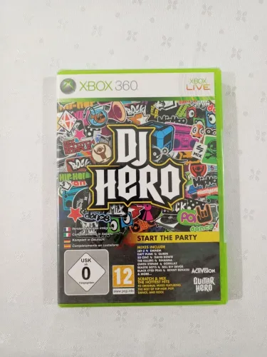Jogo Dj Hero Xbox 360 Original Lacrado De Fábrica Novo