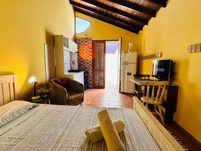 Loft na praia.