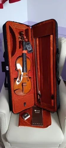 Violino Eagle 3/4 Novo Ajustado Pronto para Tocar