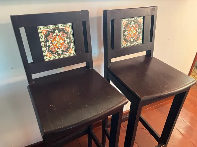 Par de banquetas altas
